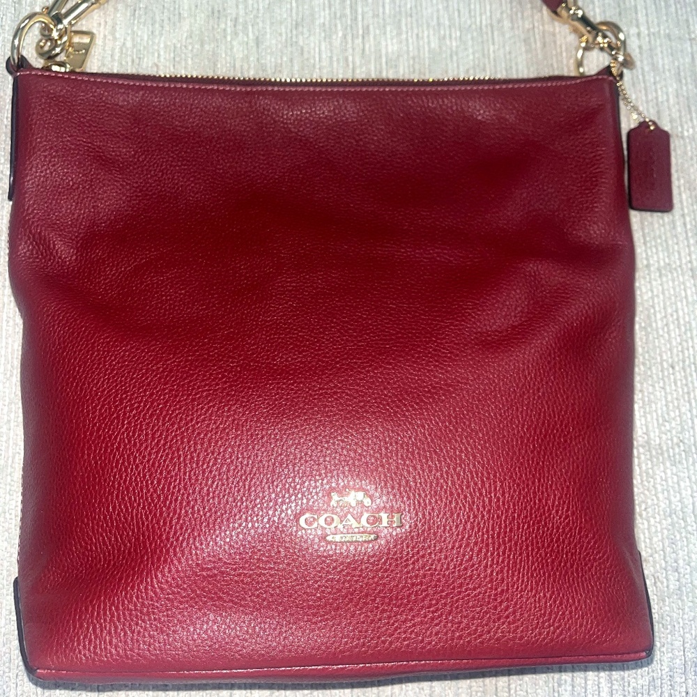 Coach Leather Abby duffle